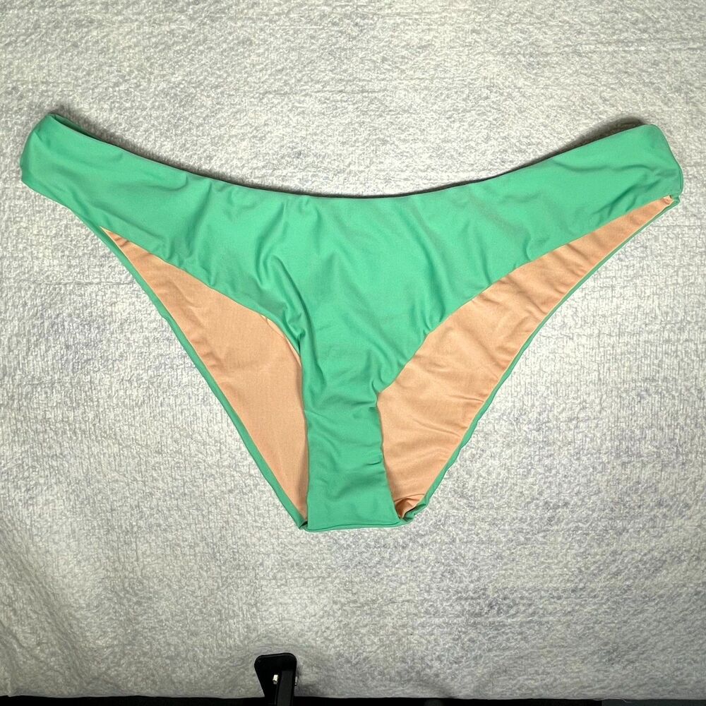 J.Crew Curved-waist Cheeky Bikini Bottom For Women Size XL NEW BC125 CGR